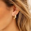 Oorbellen Finaste | Trendy Ear Cuff Goudkleurig