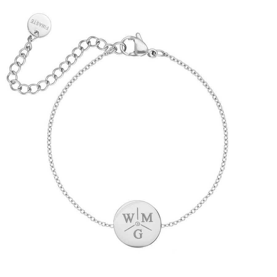 Armbanden Finaste | Armband 3 Initials Exclusive