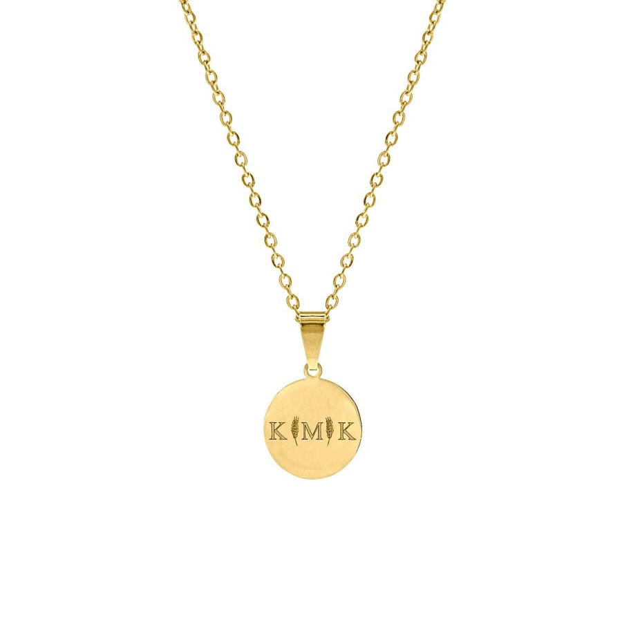 Kettingen Finaste | Letter Ketting 3 Initialen Goud Kleurig