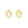 Oorbellen Finaste | Statement Stud Oorbellen Sterren Goud Kleurig