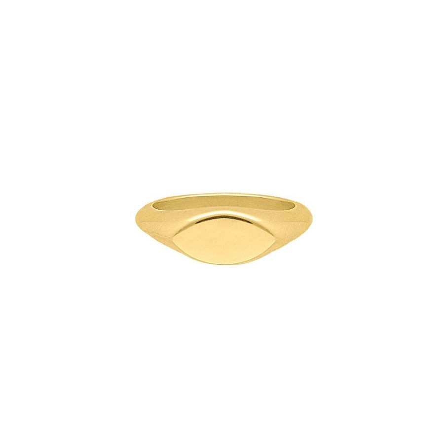 Ringen Finaste | Zegelring Ovaal Kleur Goud