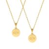 Kettingen Finaste | Bff Initials Kettingen Set Goudkleurig