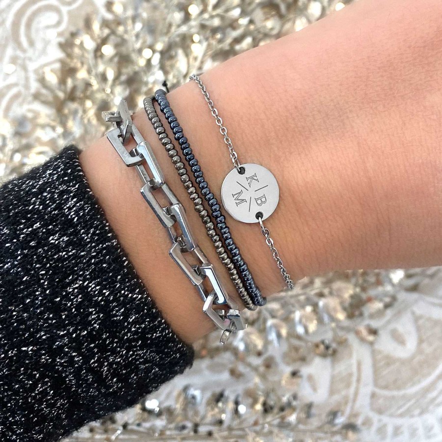 Armbanden Finaste | Armband Met Drie Letters