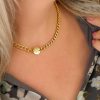 Kettingen Finaste | Ketting Chunky 4 Initials Kleur Goud