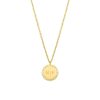 Kettingen Finaste | Vintage Initial Ketting Goudkleurig