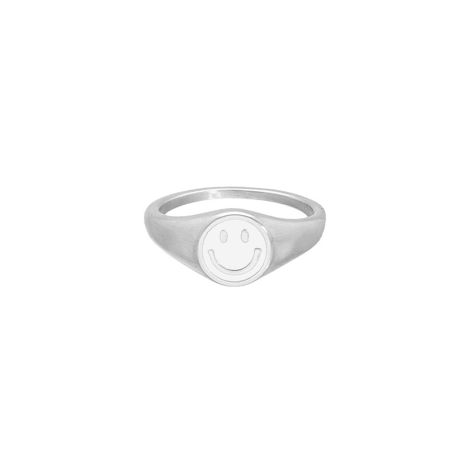 Ringen Finaste | Smiley Ring Wit