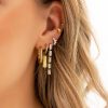 Oorbellen Finaste | Luxury Tennis Earrings Goldplated