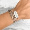 Armbanden Finaste | Graveerbare Bar Armband 2 Letters